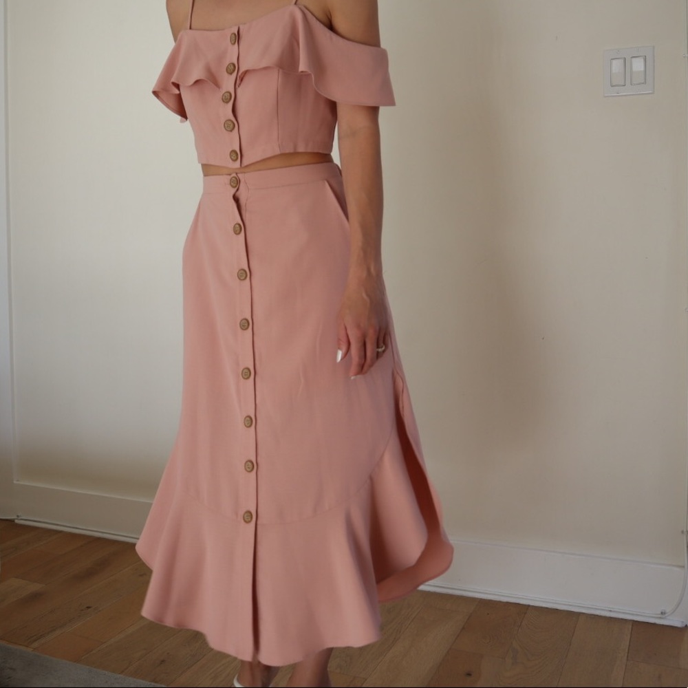 Pink Two piece set